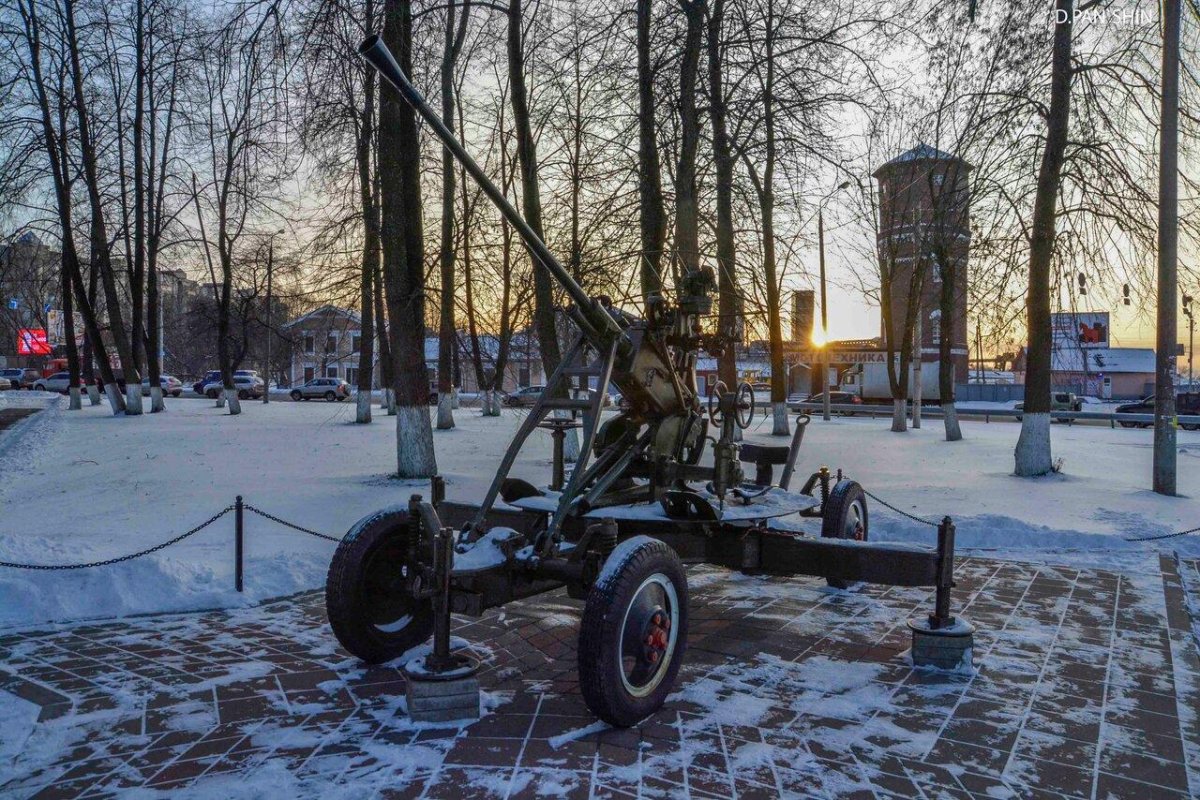 Зенитка в Колпино