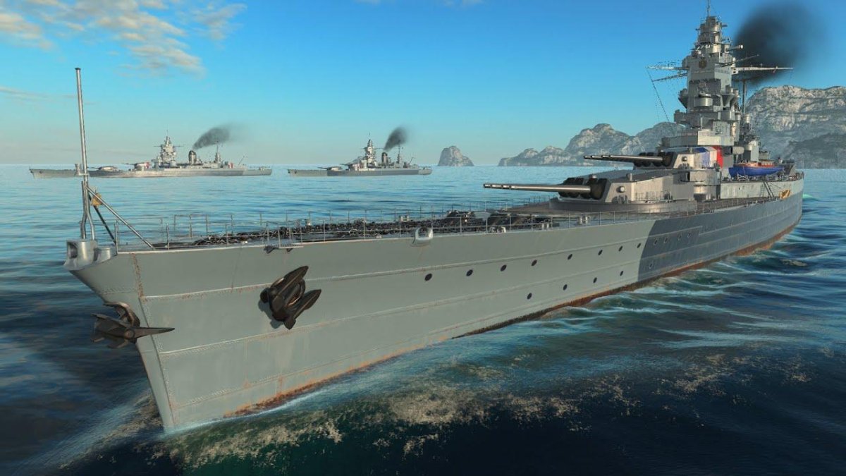 Линкор Дюнкерк варшипс