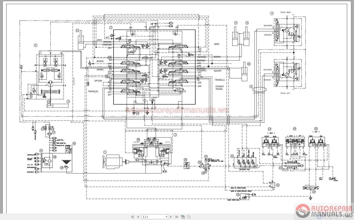 Hidromek 102s электрическая схема