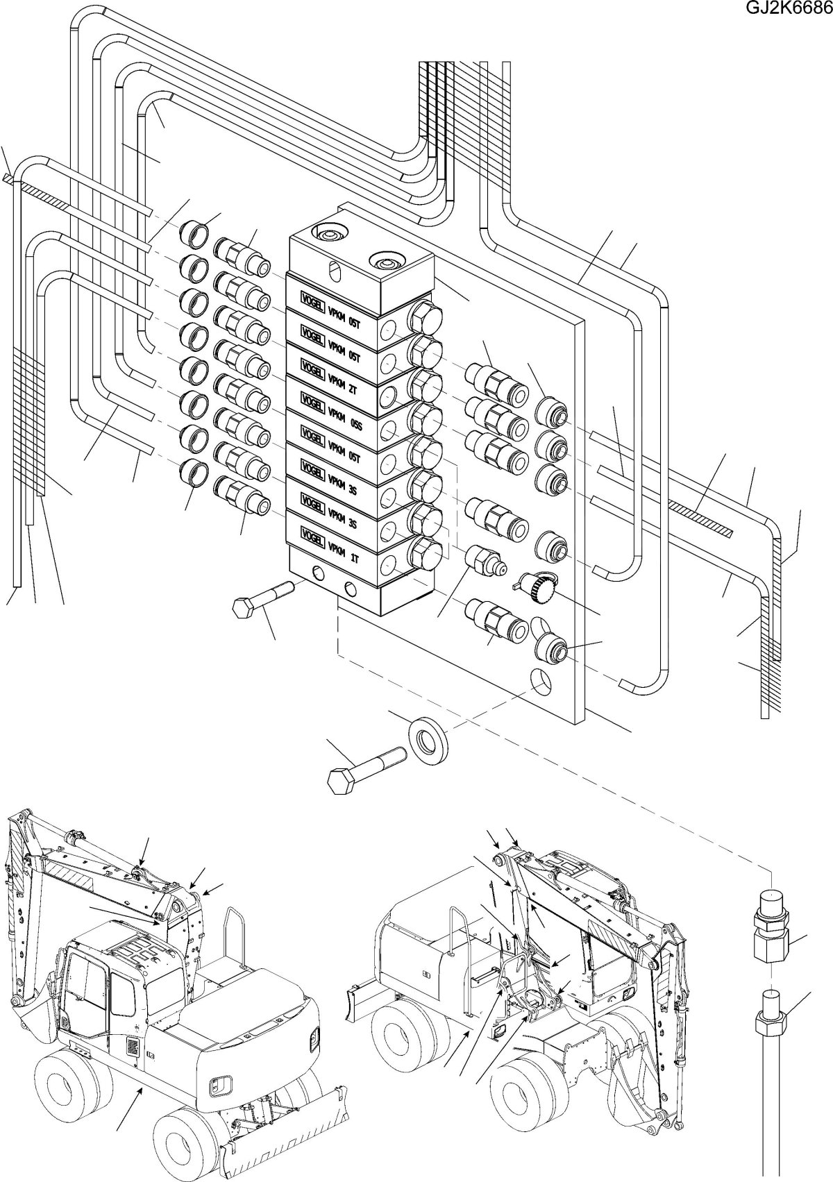 Экскаватор Хитачи 200 блок предохранителей