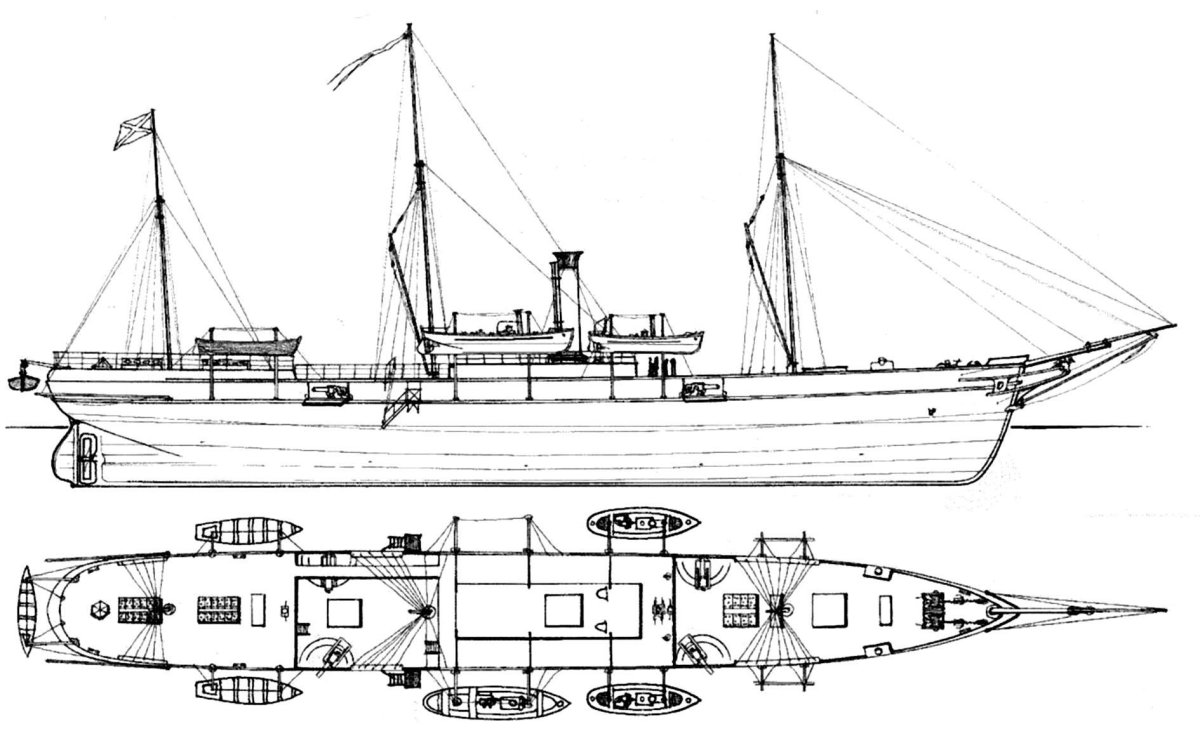 Минный крейсер Казарский чертежи