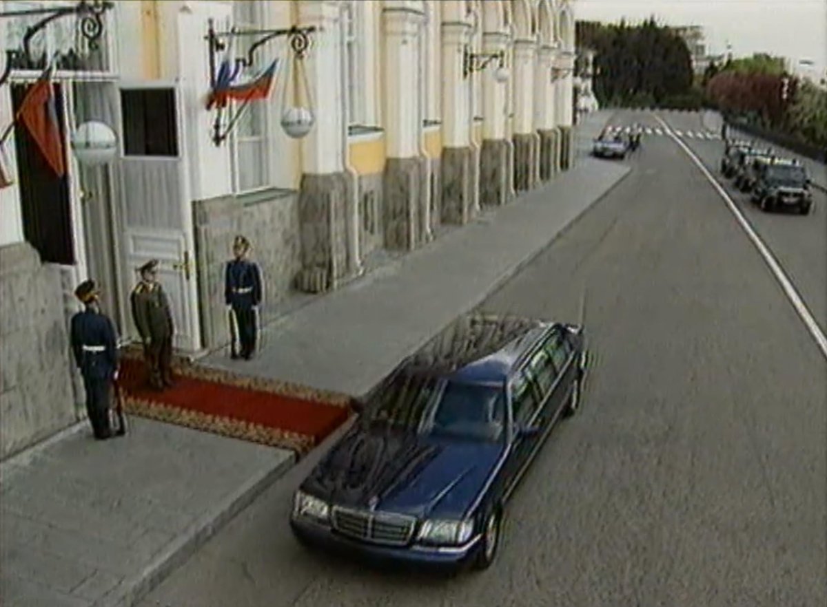 Mercedes w140 кортеж президента Ельцина