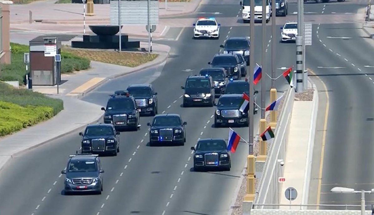 Президентский кортеж Путина