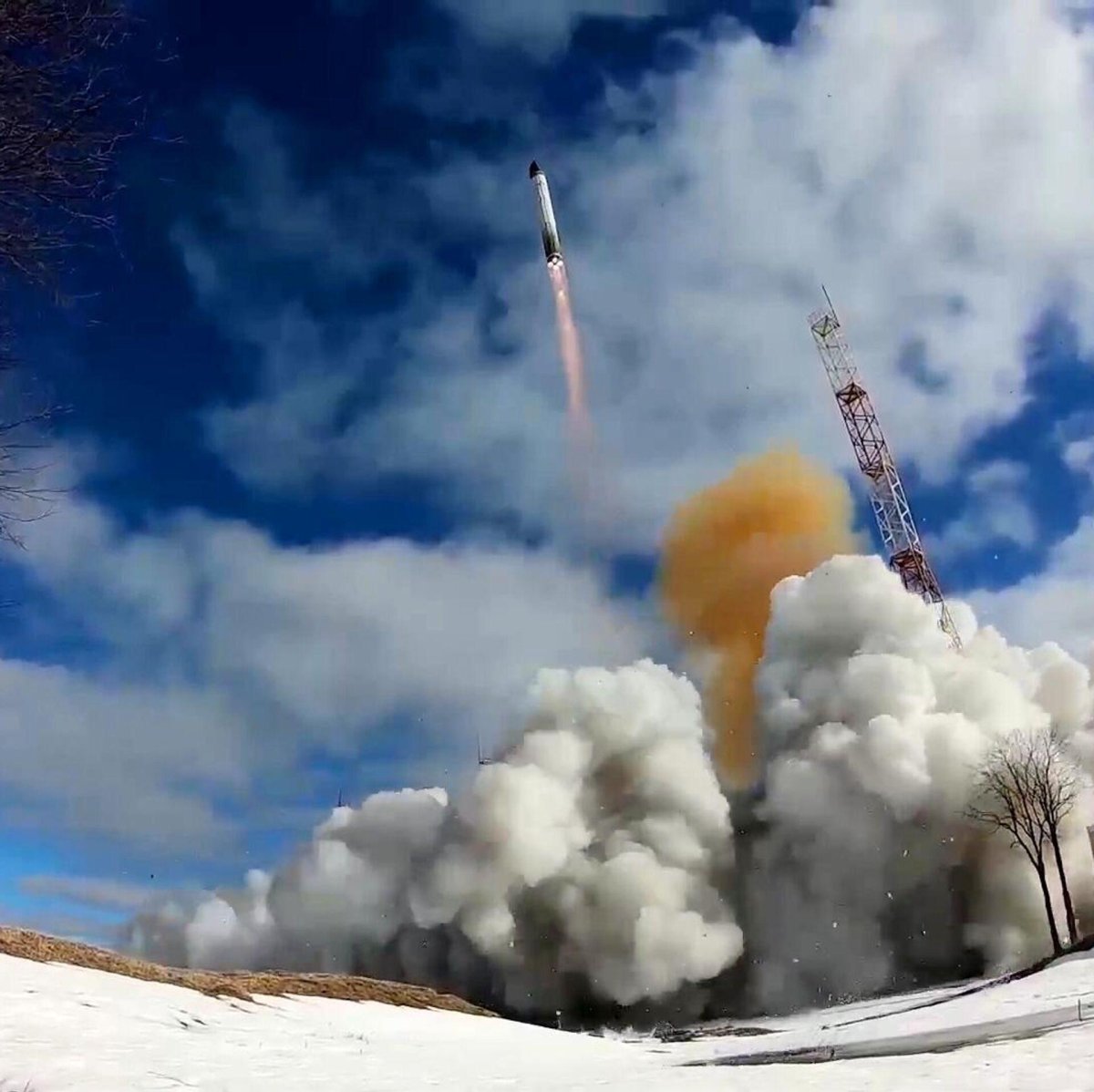 Испытание ракеты Сармат