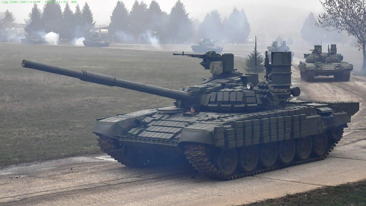Т-72мс белый Орел