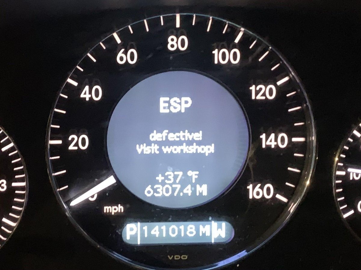 ESP program visit Workshop Мерседес w203