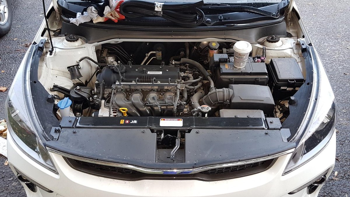 Kia Rio 4 под капотом
