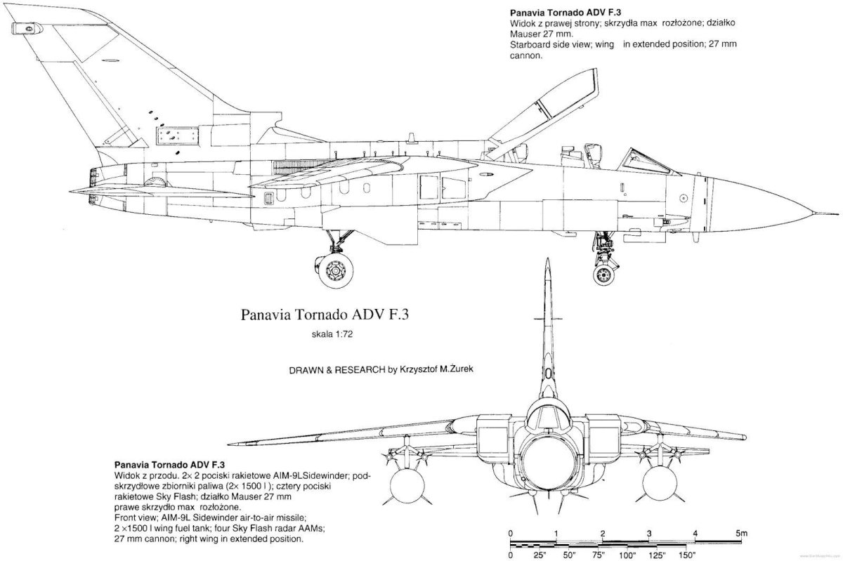 Panavia Tornado IDS чертежи