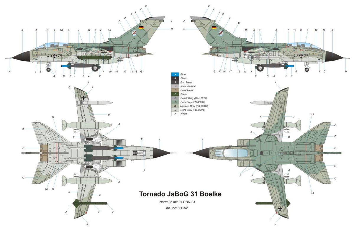 Tornado IDS (gr.1) чертеж