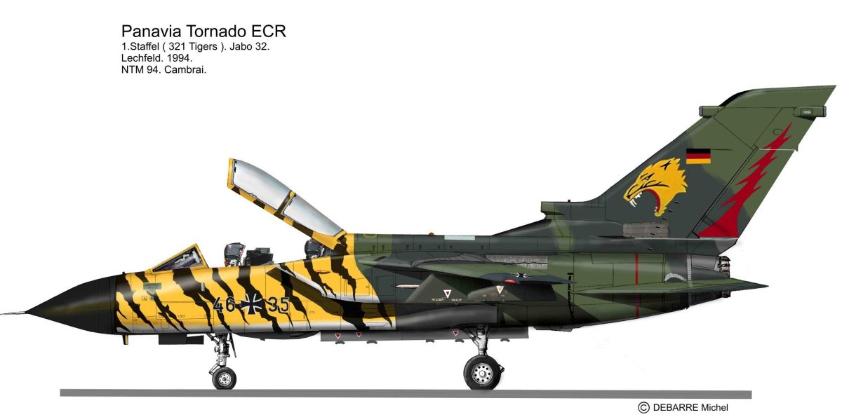 Истребитель Tornado ECR