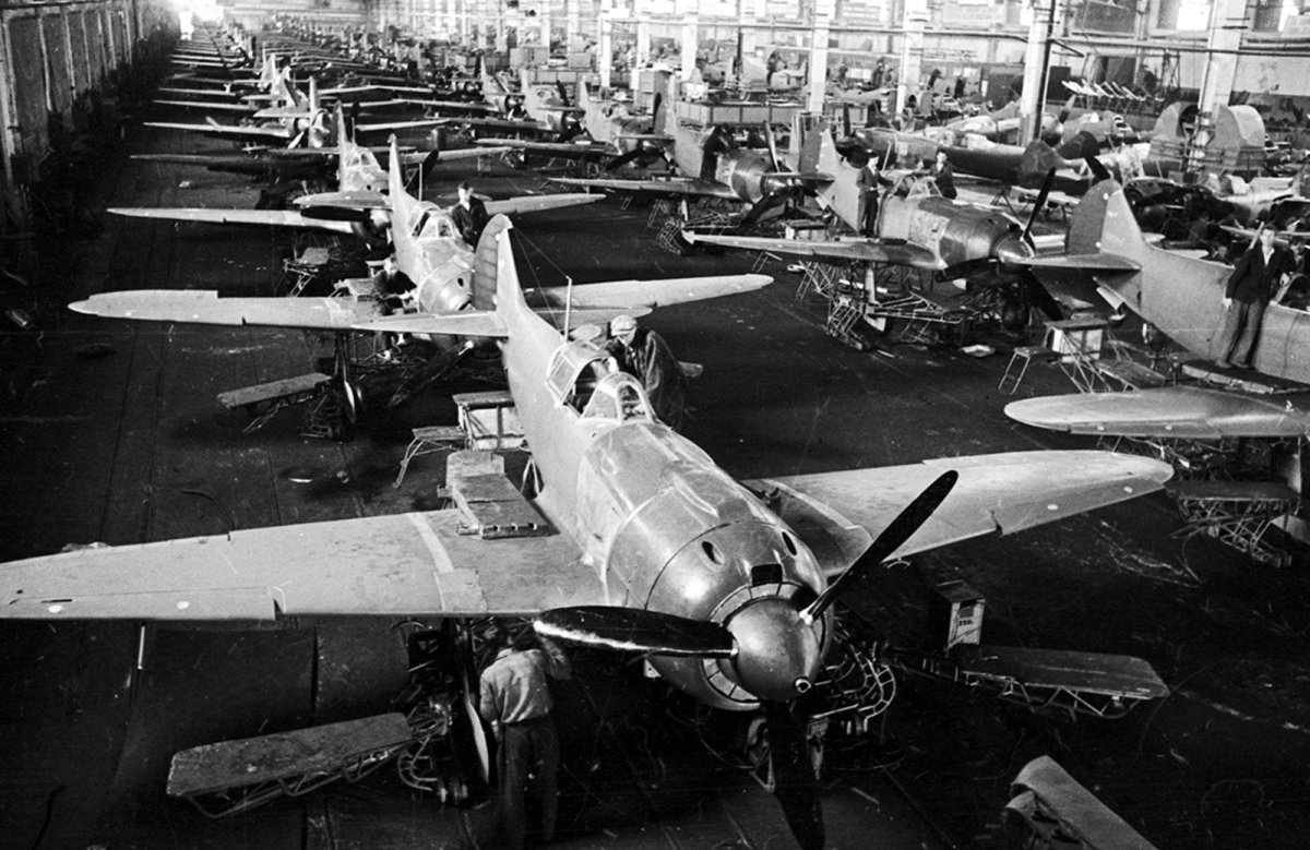 Горьковский авиационный завод в годы войны 1941-1945
