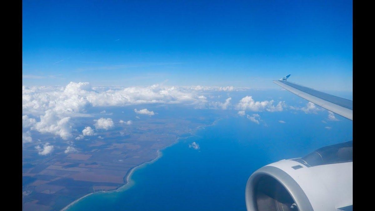Вид из самолета