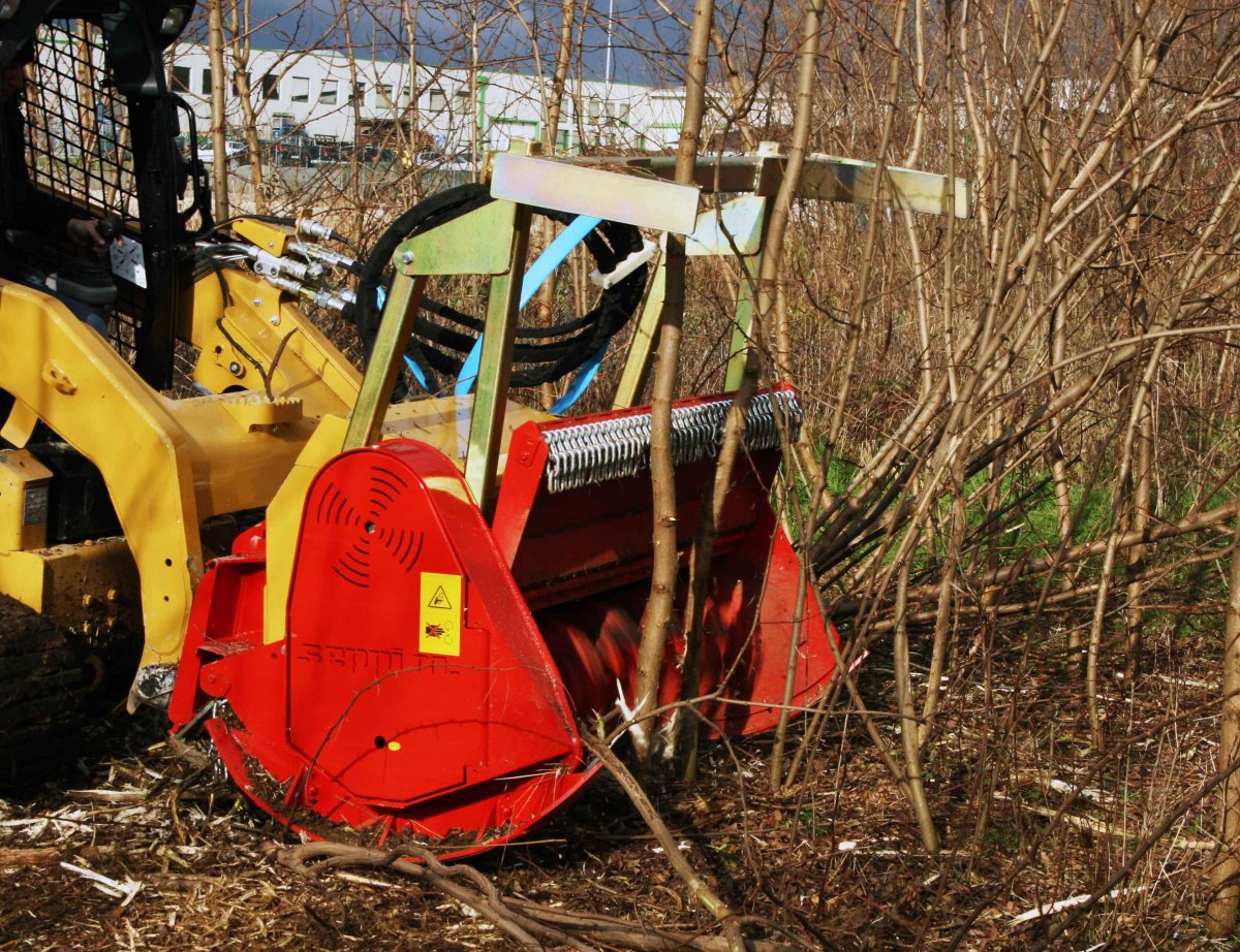 ВТГ-100-рс2 с мульчером Seppi-m,MIDIFORST 200