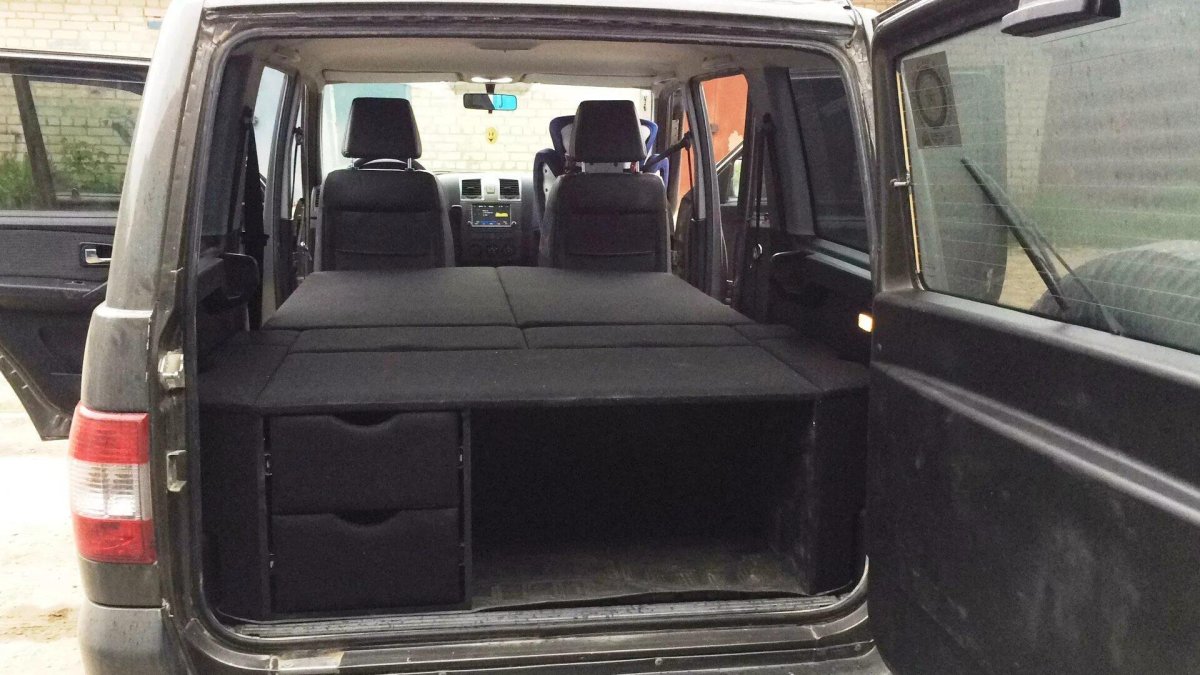 Ночевка в УАЗ Патриот