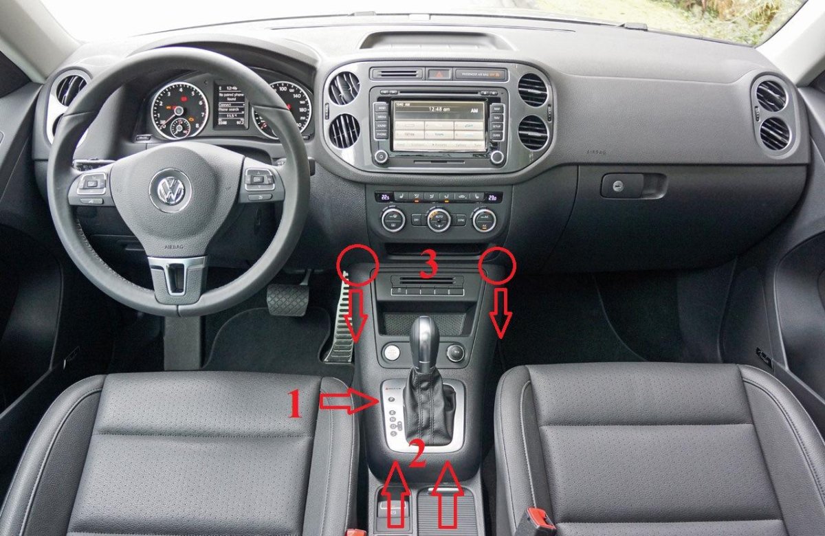 VW Tiguan 2010 торпеда