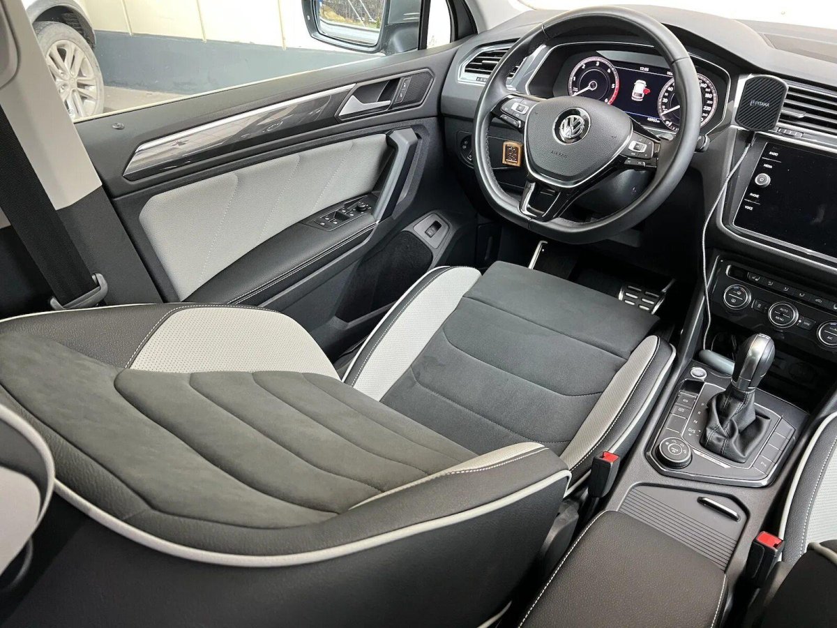 Tiguan 2 салон алькантара