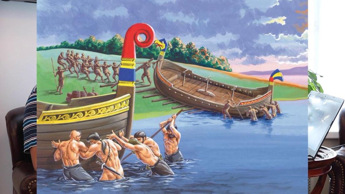 Путь из Варяг в греки Ладья