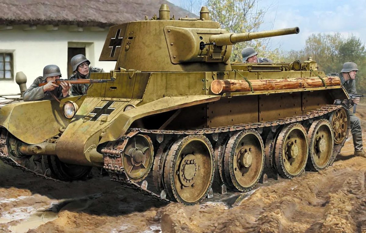 БТ-7 И Т-34