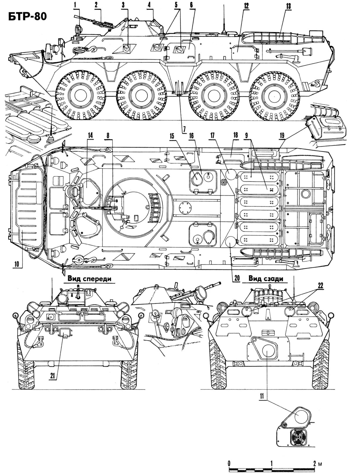 Техника БТР 80