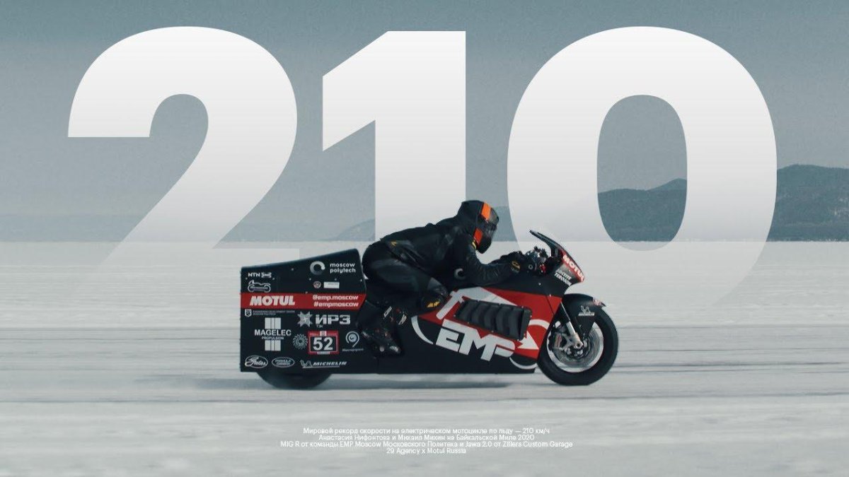 Мировой рекорд скорости на мотоцикле