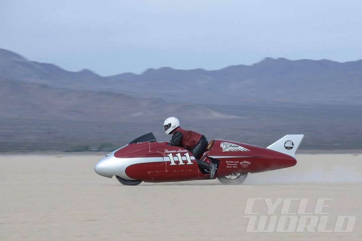 Бонневиль Индиан рекорд