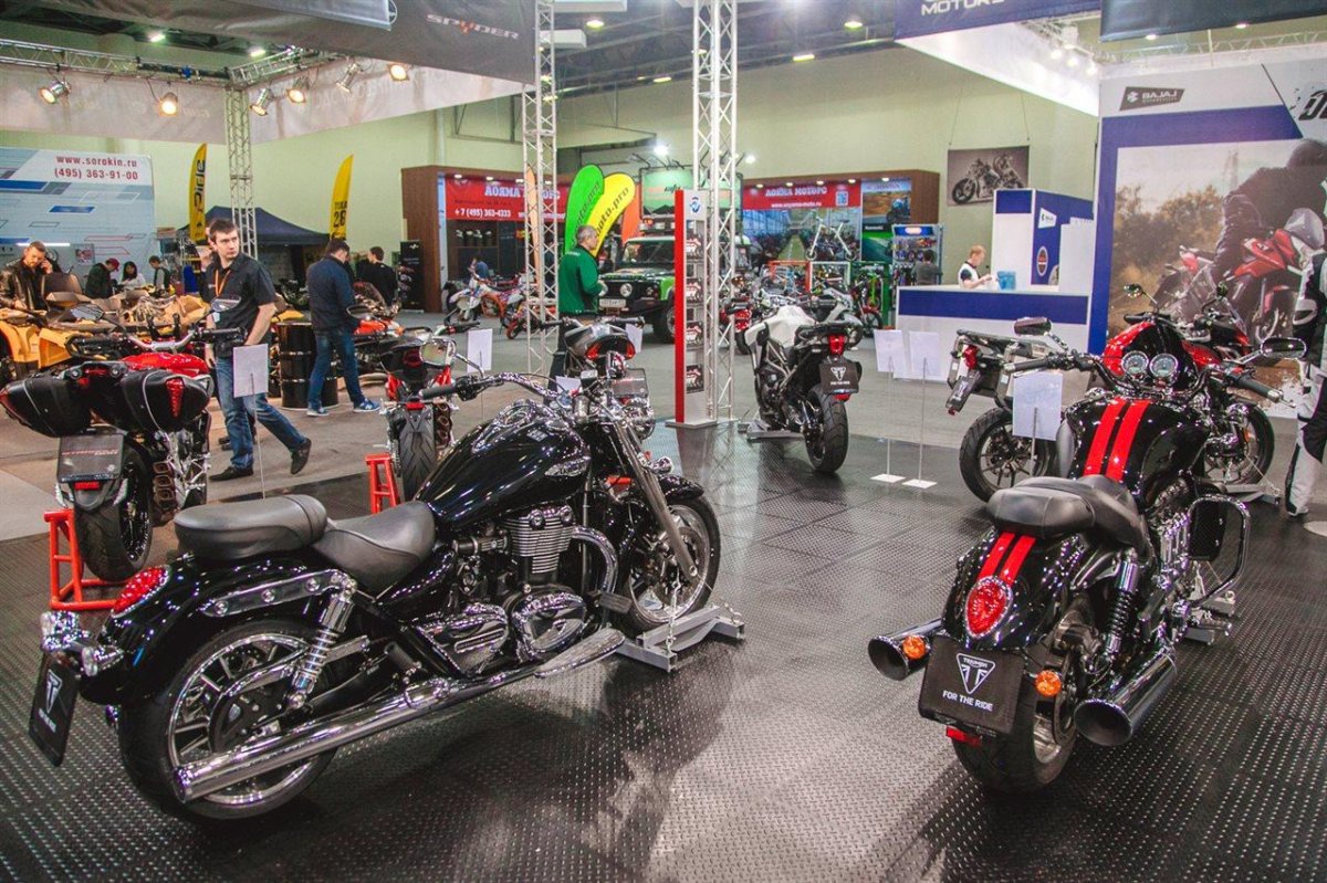 Выставка мотоциклов в Москве