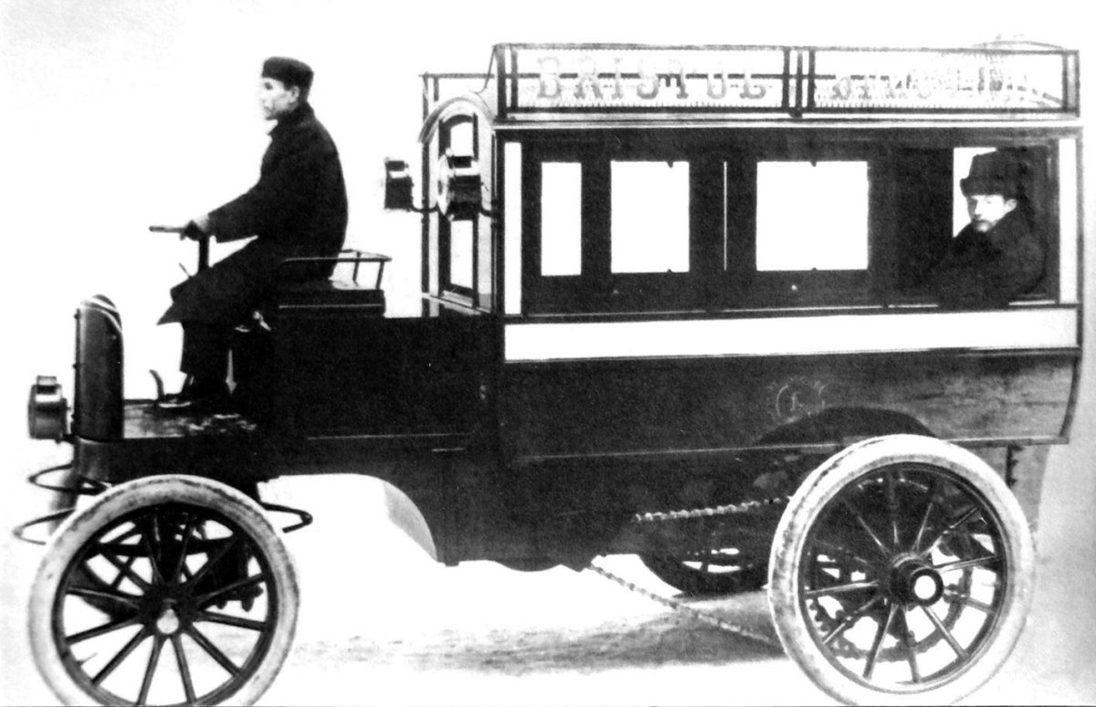 Электрический Омнибус завода Дукс 1902 г