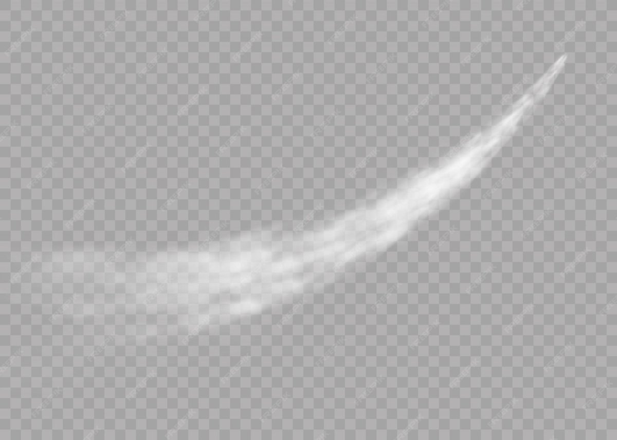 Дым от самолета