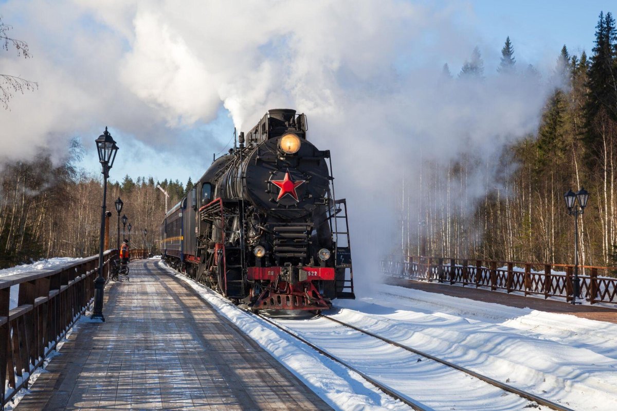 Ретро поезд