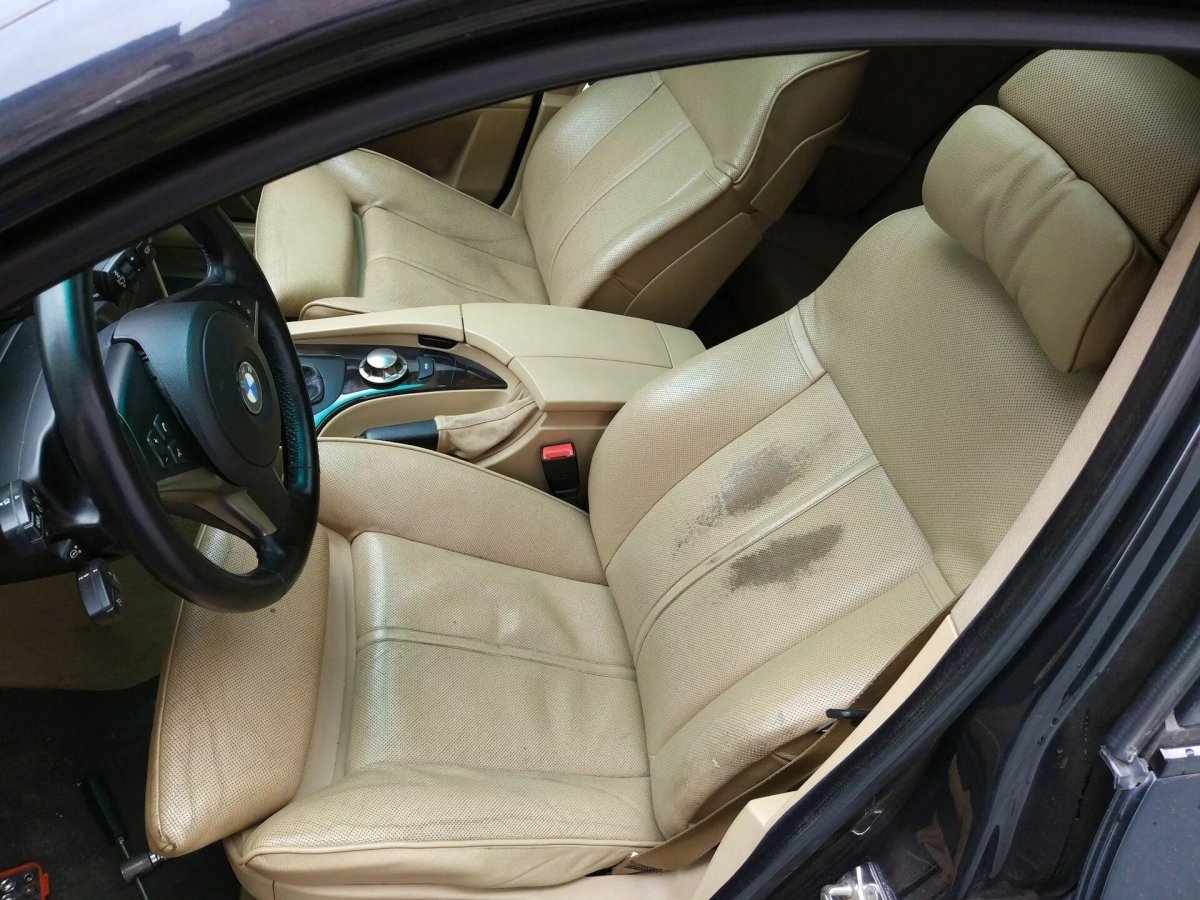 Светлый салон БМВ е60