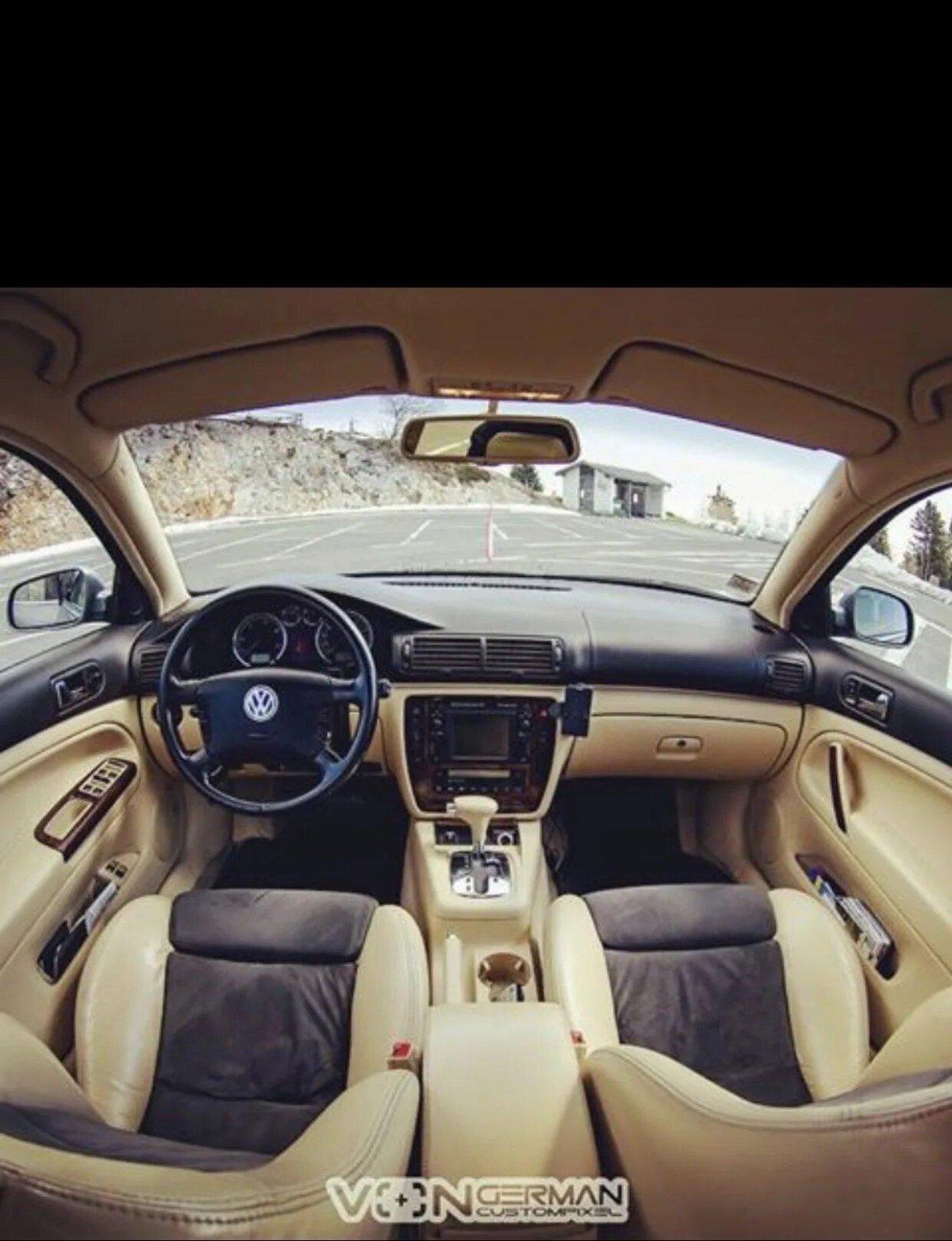 Пассат б6 бежевый салон