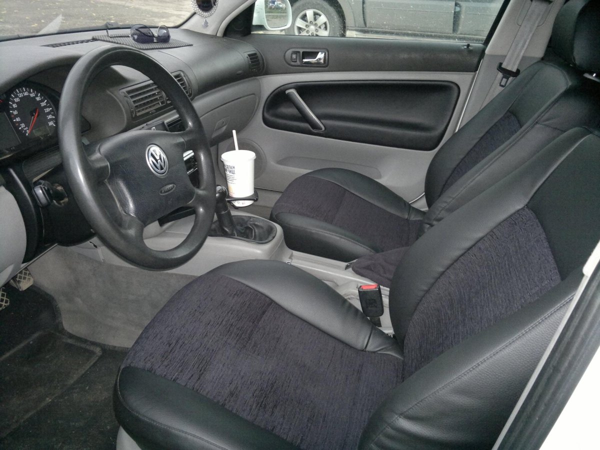 Passat b5 кожаный салон