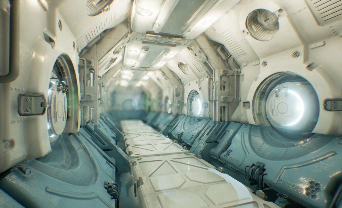 Интерьер космического корабля
