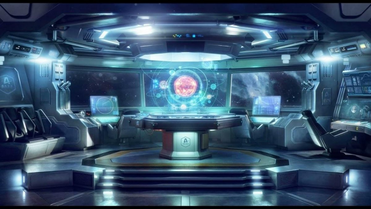 Капитанский мостик космического корабля