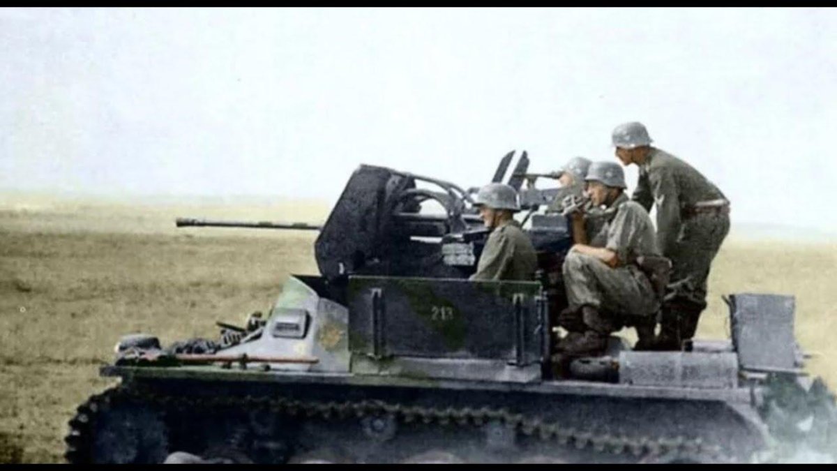 Зенитные самоходки вермахта 2cm flak30 oder 38