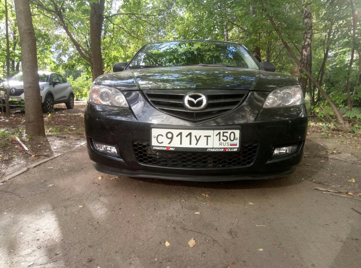 Мазда 3 2008 год туманки