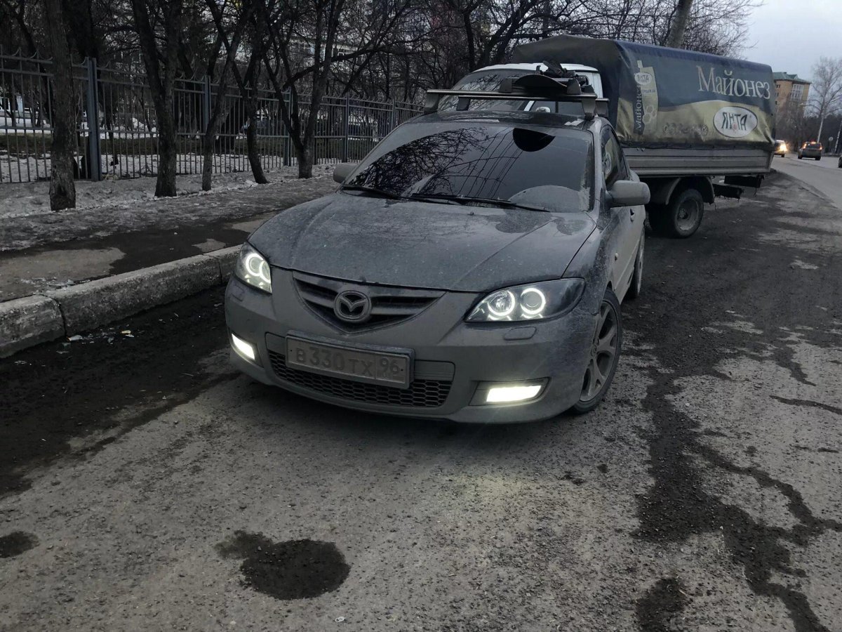 Лед ПТФ Мазда 3 БК