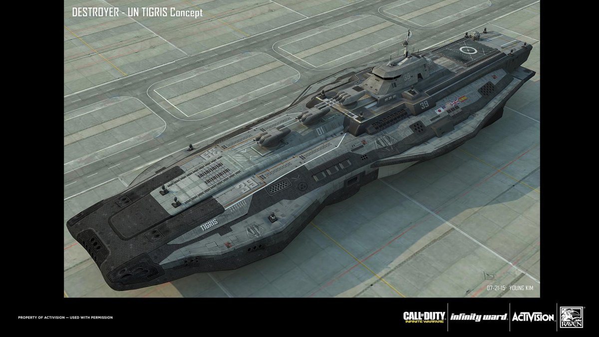 Call of Duty Infinite Warfare корабли