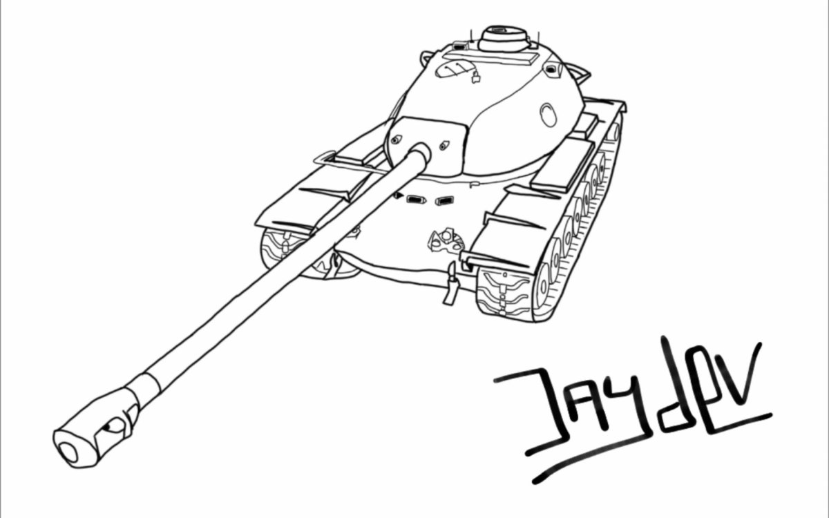 Раскраска танки ворлд оф танк