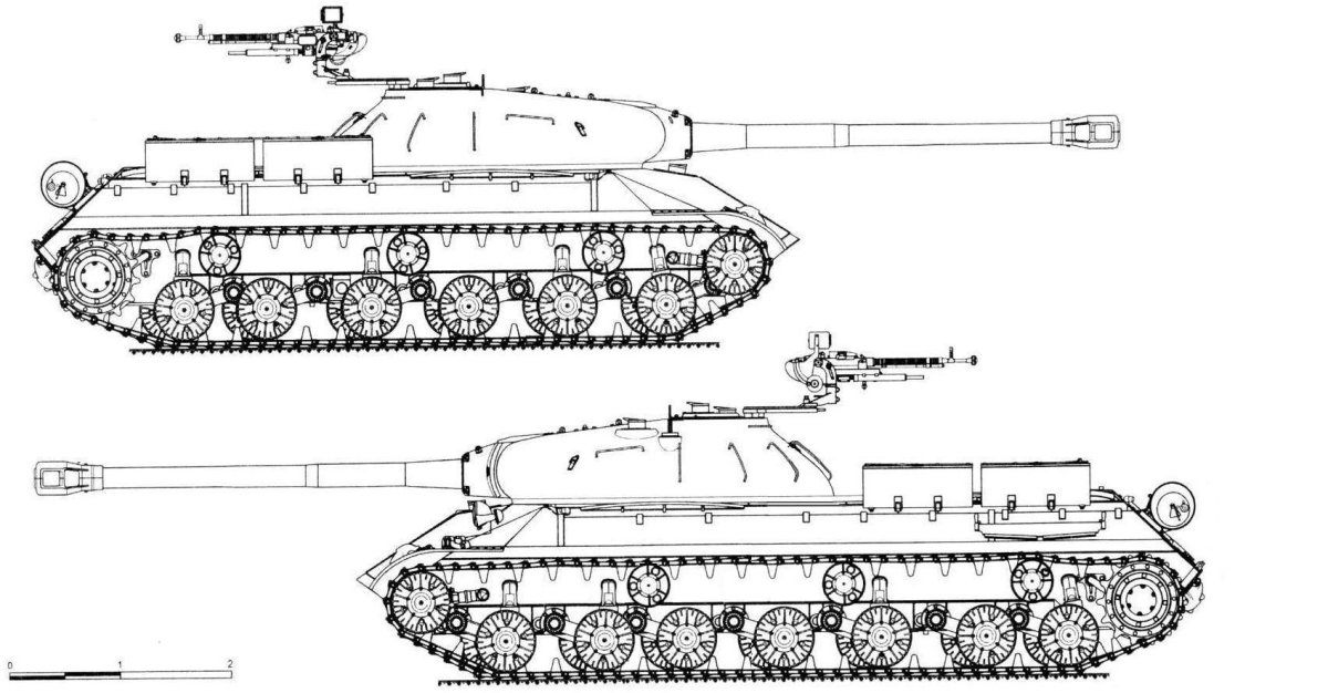 Чертежи танка ИС 3