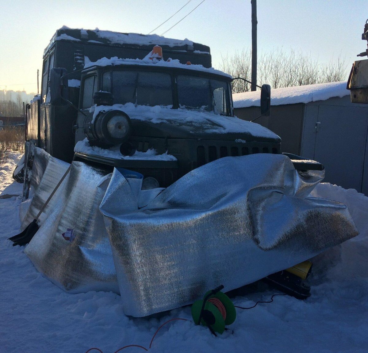 Отогрев фуры