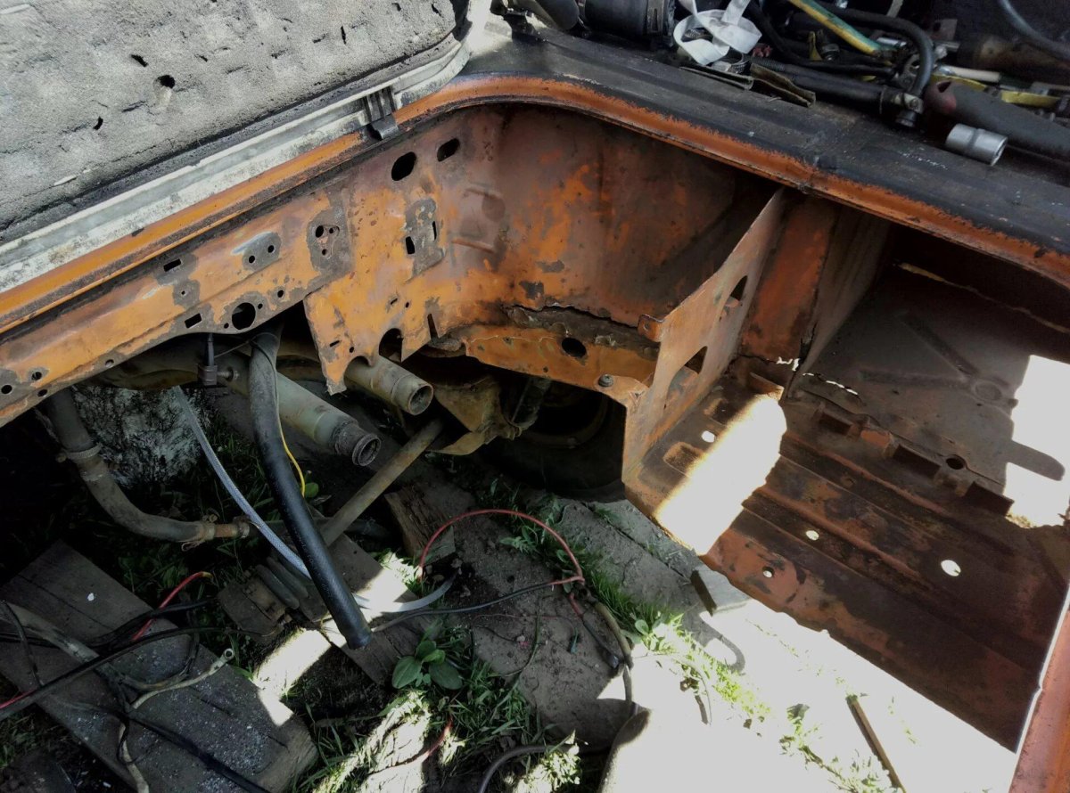 Volkswagen Transporter t3 моторный отсек