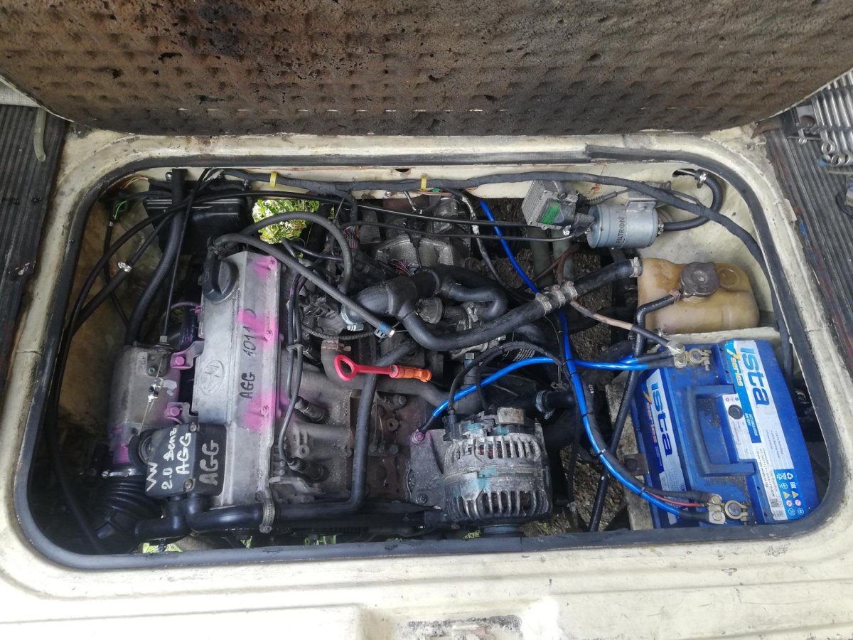 Двигатель Лада на VW t3