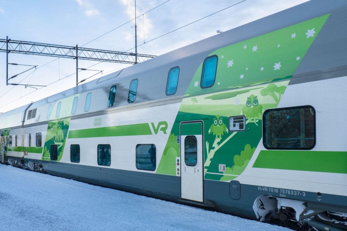 Intercity поезд Финляндия