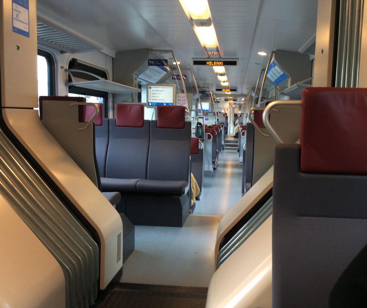 Электричка Хельсинки