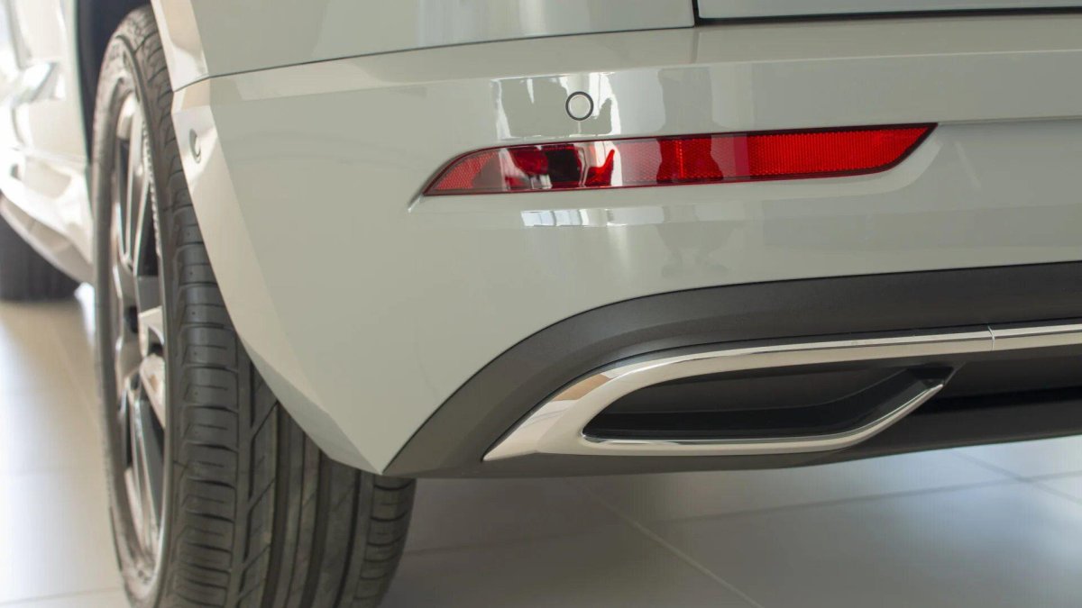 Накладка заднего бампера Skoda Karoq
