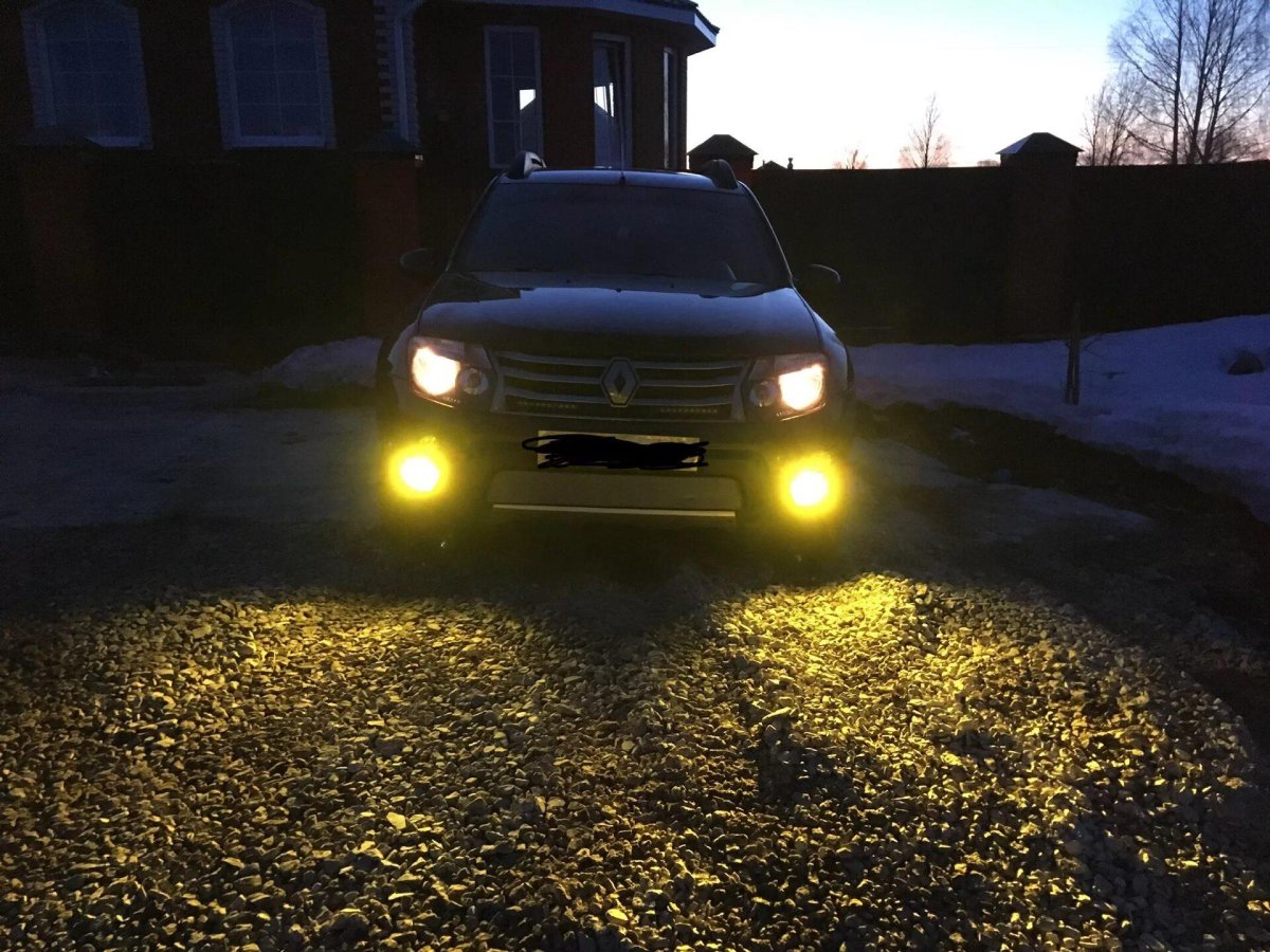 Светодиодные ПТФ Рено Дастер