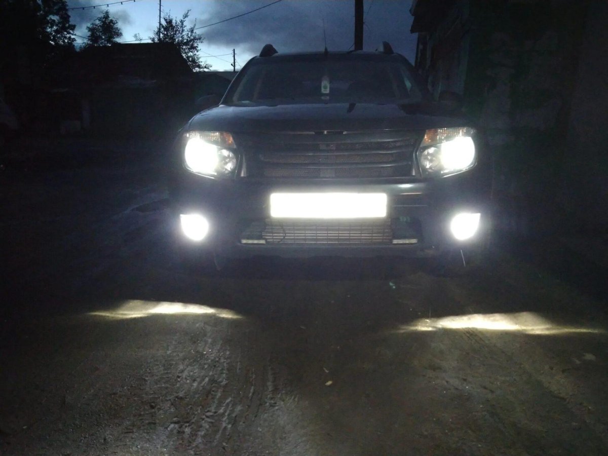 Рено Дастер led ПТФ