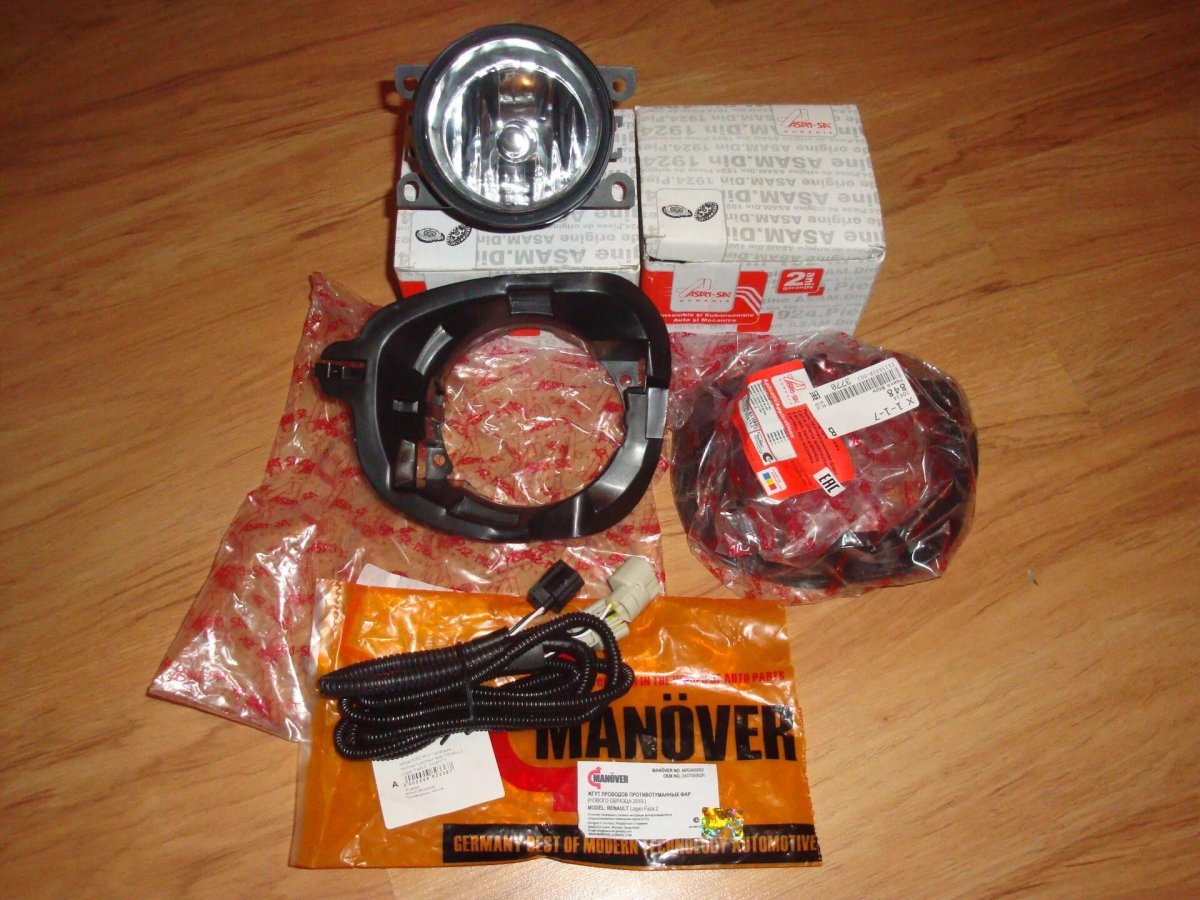 Комплект противотуманных фар Рено Дастер 2017