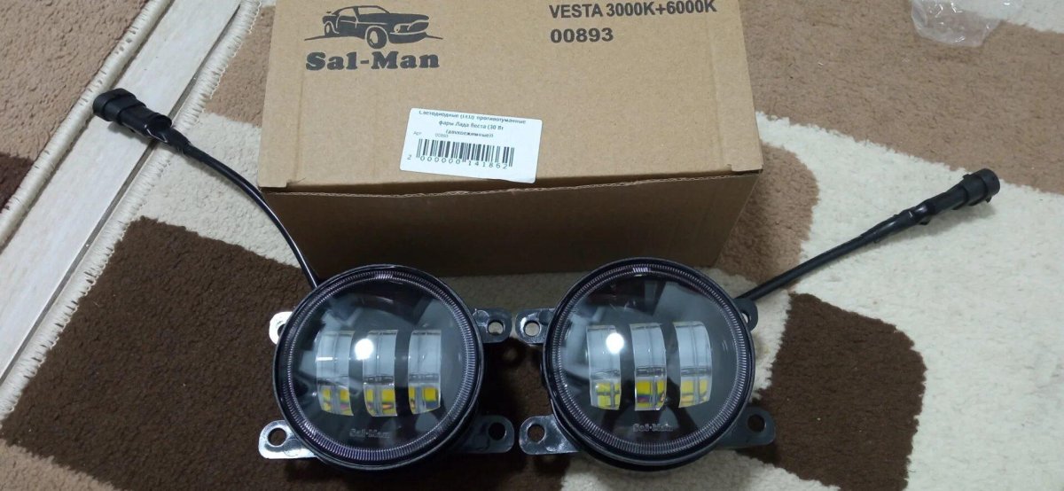 Светодиодные ПТФ Рено Логан 1